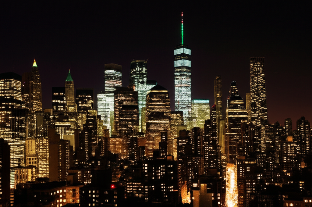 NYC Night Skyline
